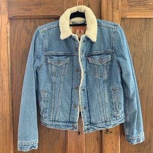 LEVIS | Shearling Denim Jean Jacket